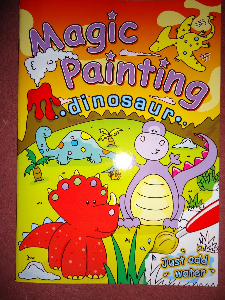 dinosaurs magic painting book usborne