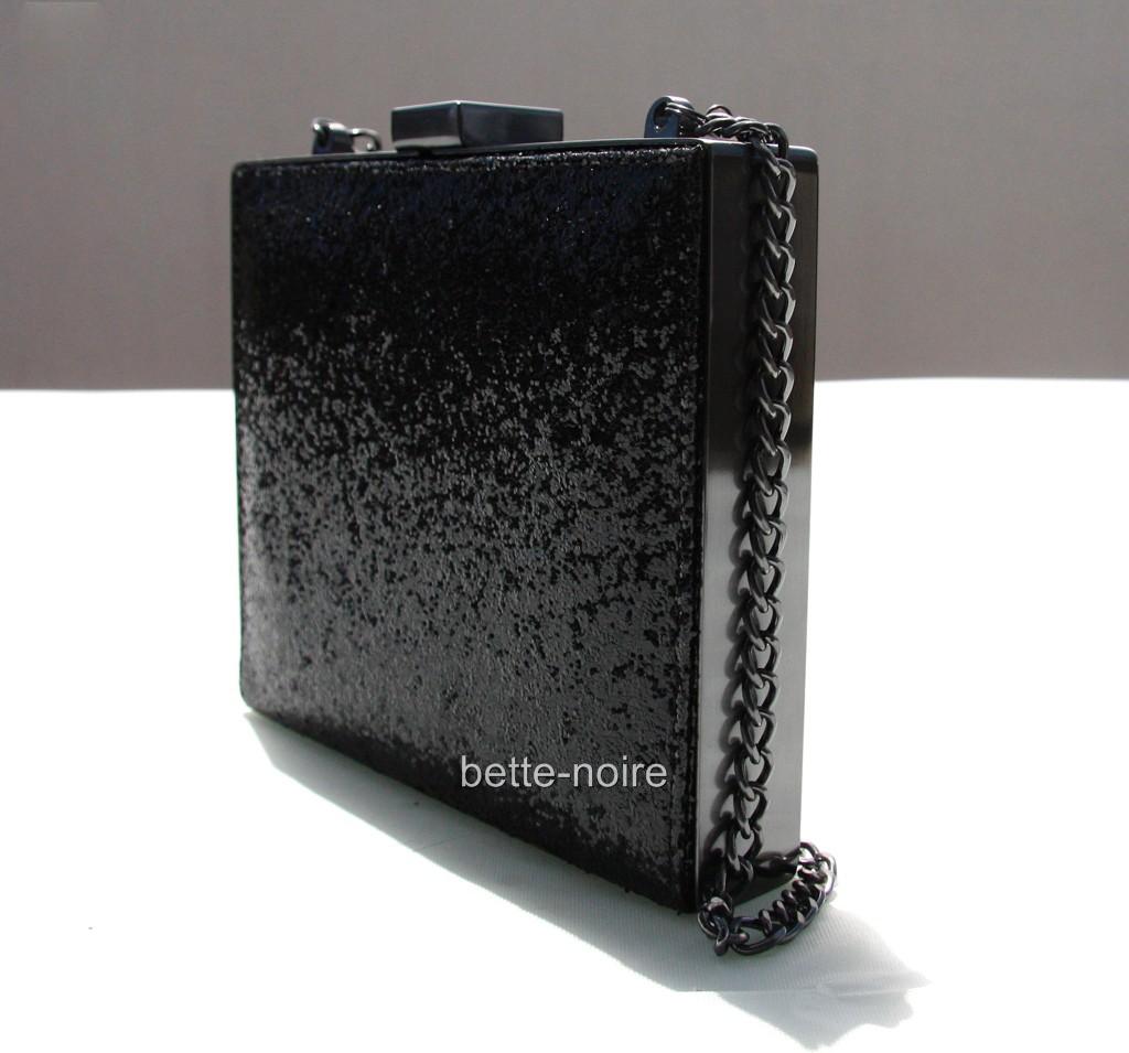 MIMCO Cambon Hard Case Clutch Black RRP $199 Evening Bag Handbag | eBay