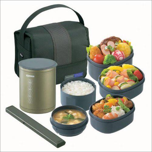 NEW ZOJIRUSHI KEEP HOT WARM LUNCH BOX 5 CONTAINERS SOUP BENTO SZDA03 eBay