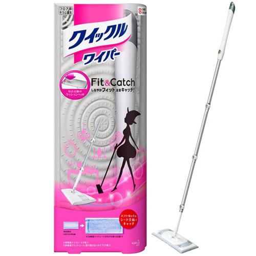New Kao Japan Quickle Wiper Mop Dry Wet Sheets Set Remove Catch dust on