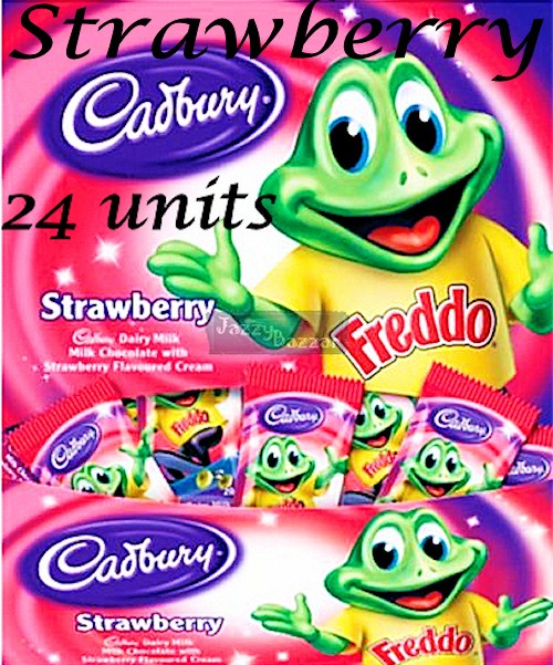 24 x 20g Cadbury Freddo Frogs Strawberry Dairy Milk Chocolate