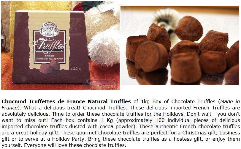 2Kg Chocmod Truffettes de France Natural Milk Chocolate Truffles French Box PACK eBay