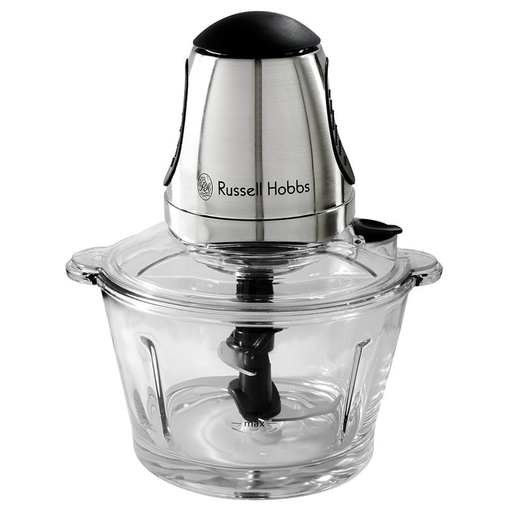 Russell Hobbs Mini Food Processor Blender Chopper 1.5ltr Glass Bowl