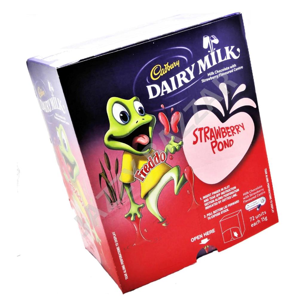 Cadbury's Freddo Frogs Strawberry Dairy Milk Chocolate 72 Wholesale