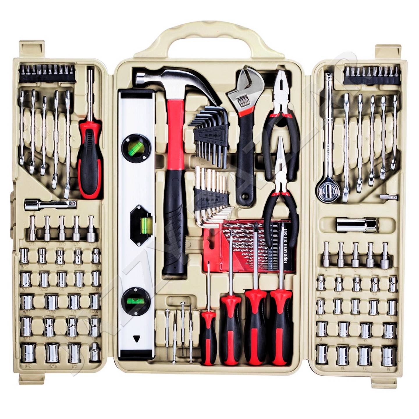 Tool Kit Sets Mastergrip 127 Essential Tool Socket Set Screwdriver
