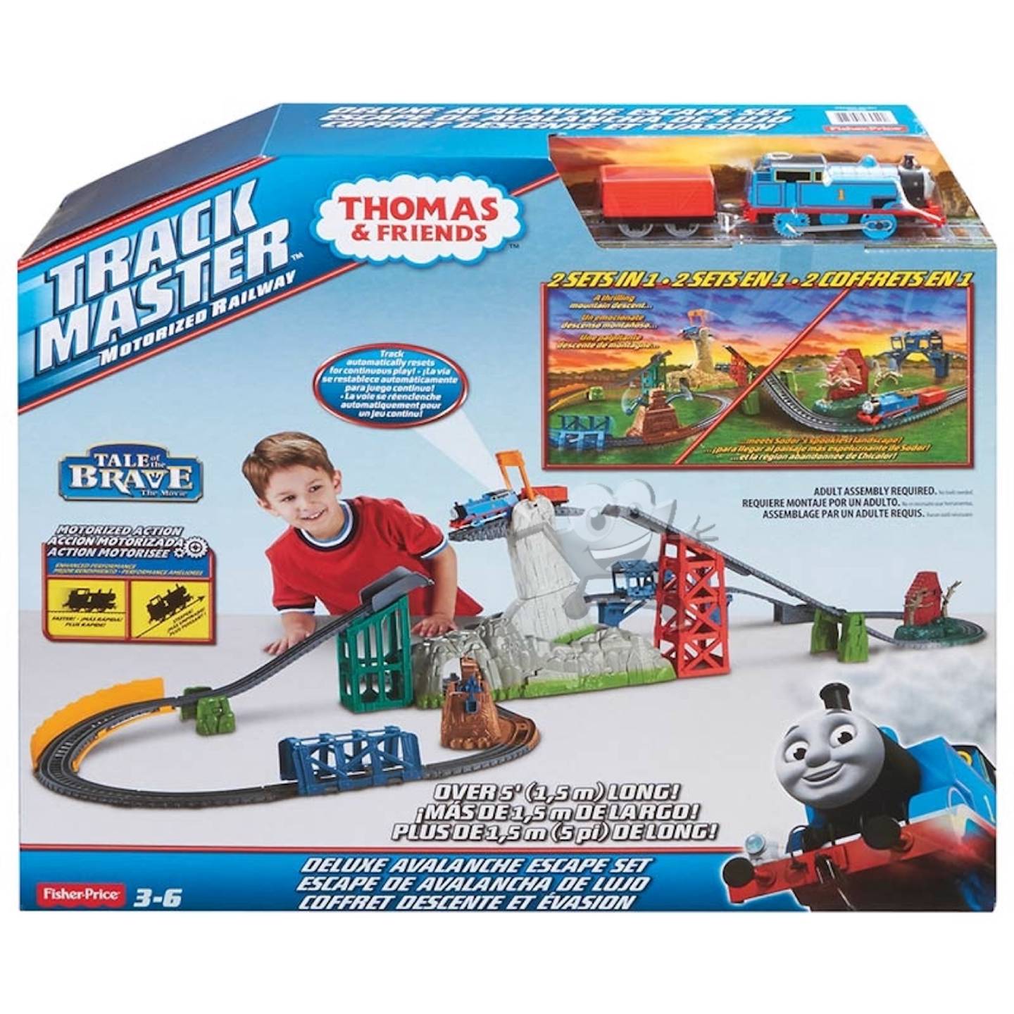 Thomas Friends Trackmaster Motorized Railway Thomas Deluxe Avalanche