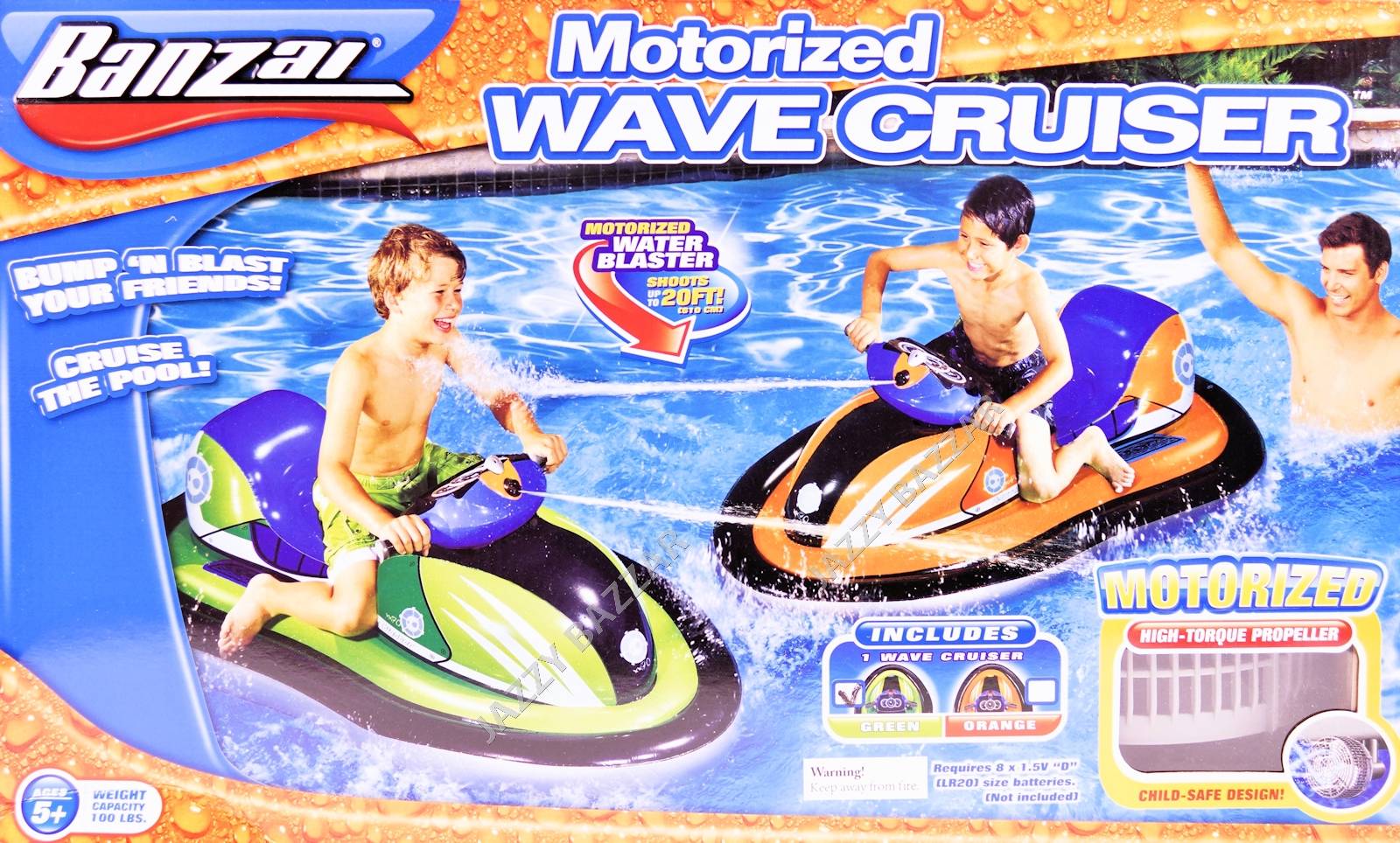 banzai wave rider motorized inflatable boat