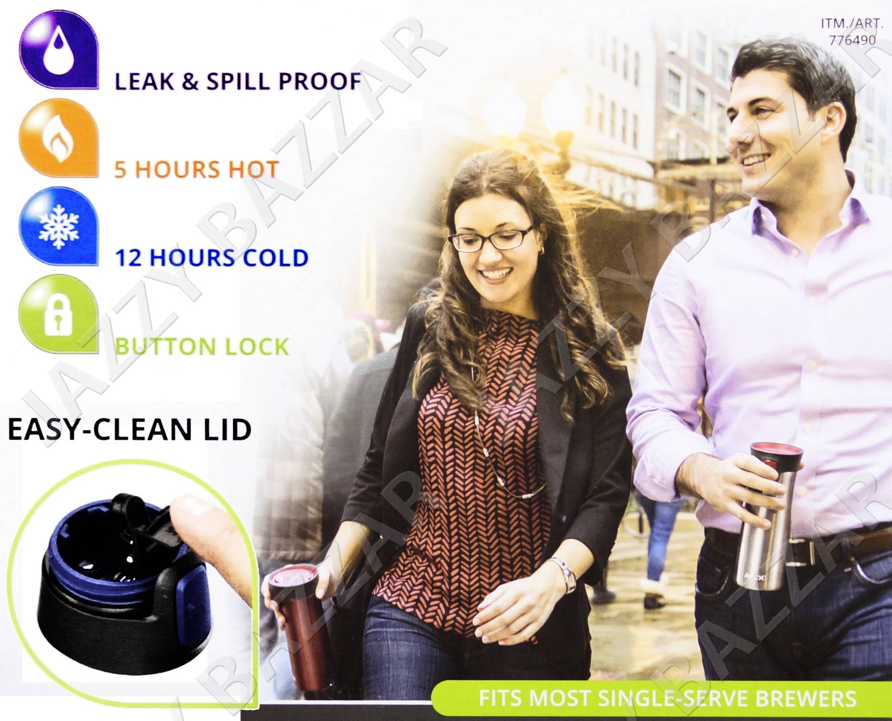 Contigo Avex Coffee Travel Mug AutoSEAL Insulated Thermos Stainless