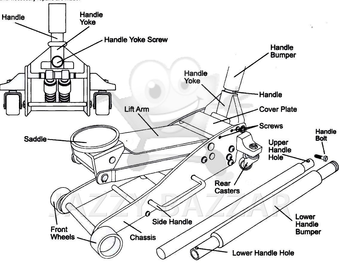Trolley Jack Arcan Steel Aluminum Hydraulic Low Profile Car Garage