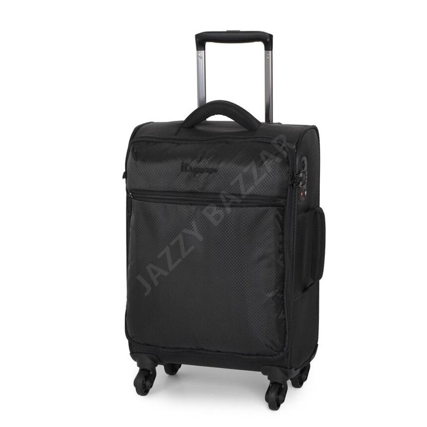 IT Luggage The LITE Carry On Luggage Trolley Spinner 4 Wheel Cabin Suitcase bag | eBay