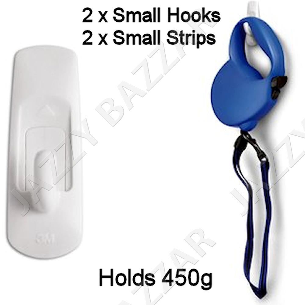 3M Command Hooks 18 Utility Adhesive Removable Plastic Wall Hooks Picture Coat eBay