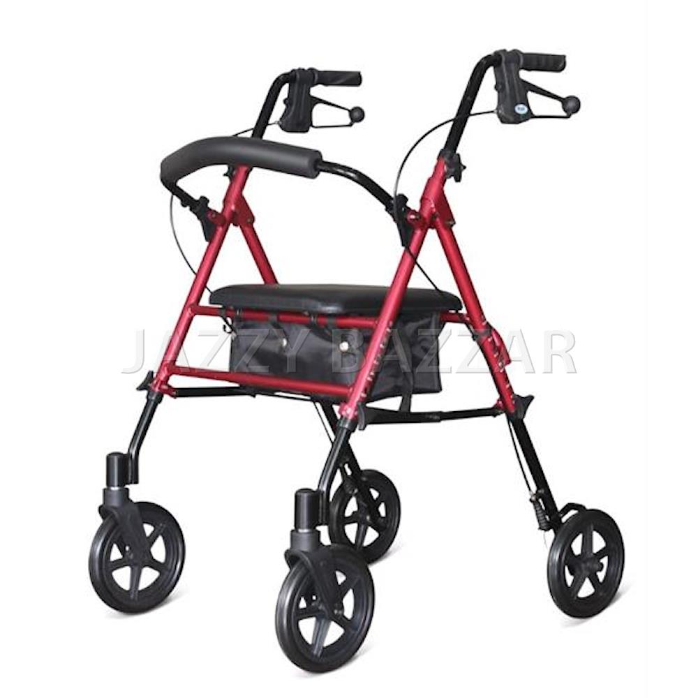 DAYS Aluminium Rollator Walking Frame 7.5" Wheel Wheeled Mobility Aid Walker