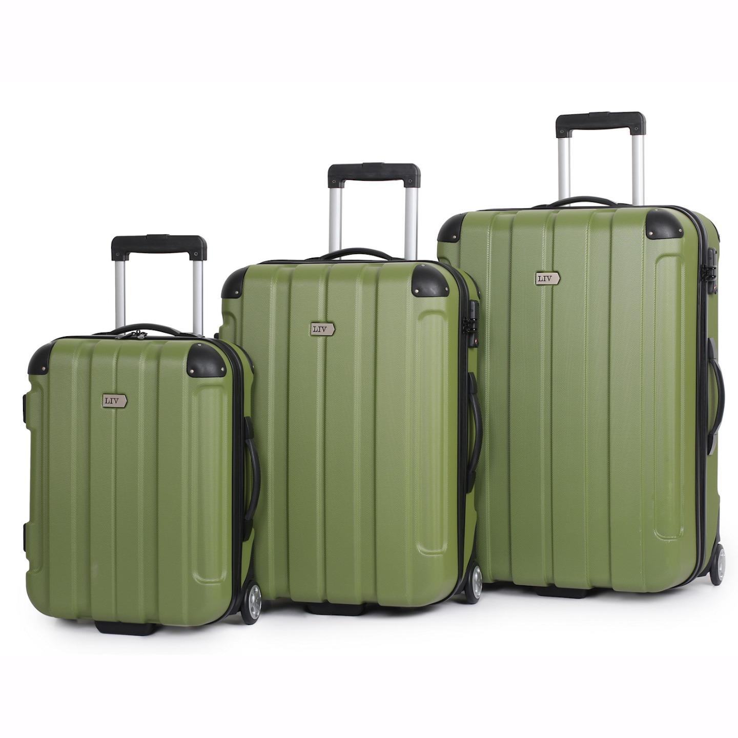 3Pc IT Luggage LIV Centurion Suitcase Trolley Set Hard Case Carry On Lightweight eBay