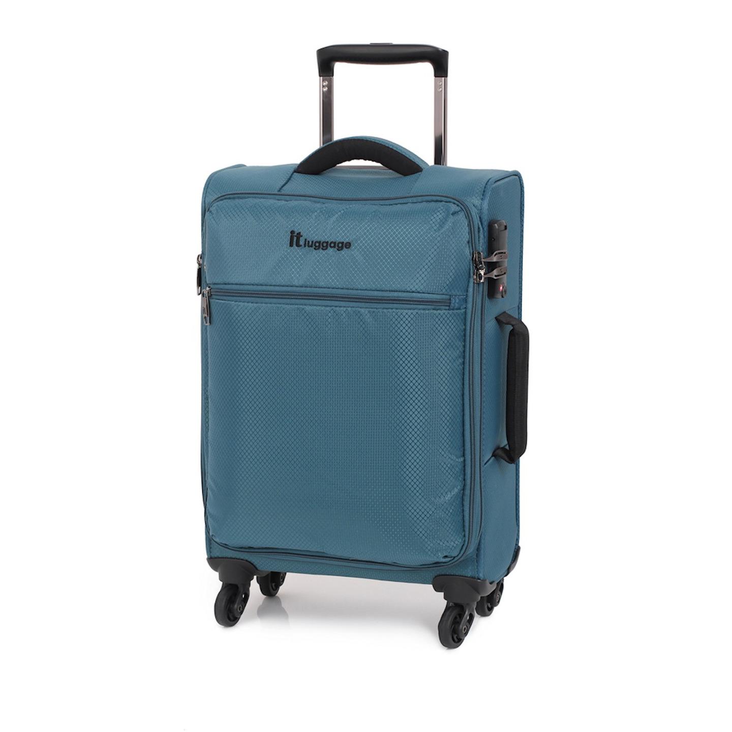 IT Carry On Luggage The LITE Trolley Cabin Bag Lightweight TSA Spinner