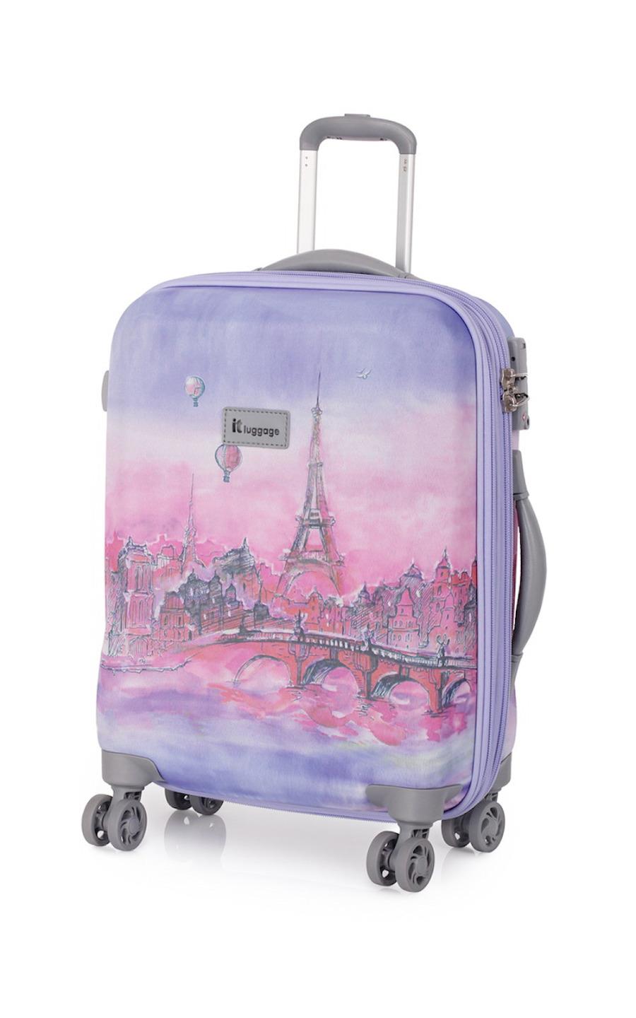 IT Luggage Paris Balloons 3 Trolley Suitcase Set Travel Cabin Bag