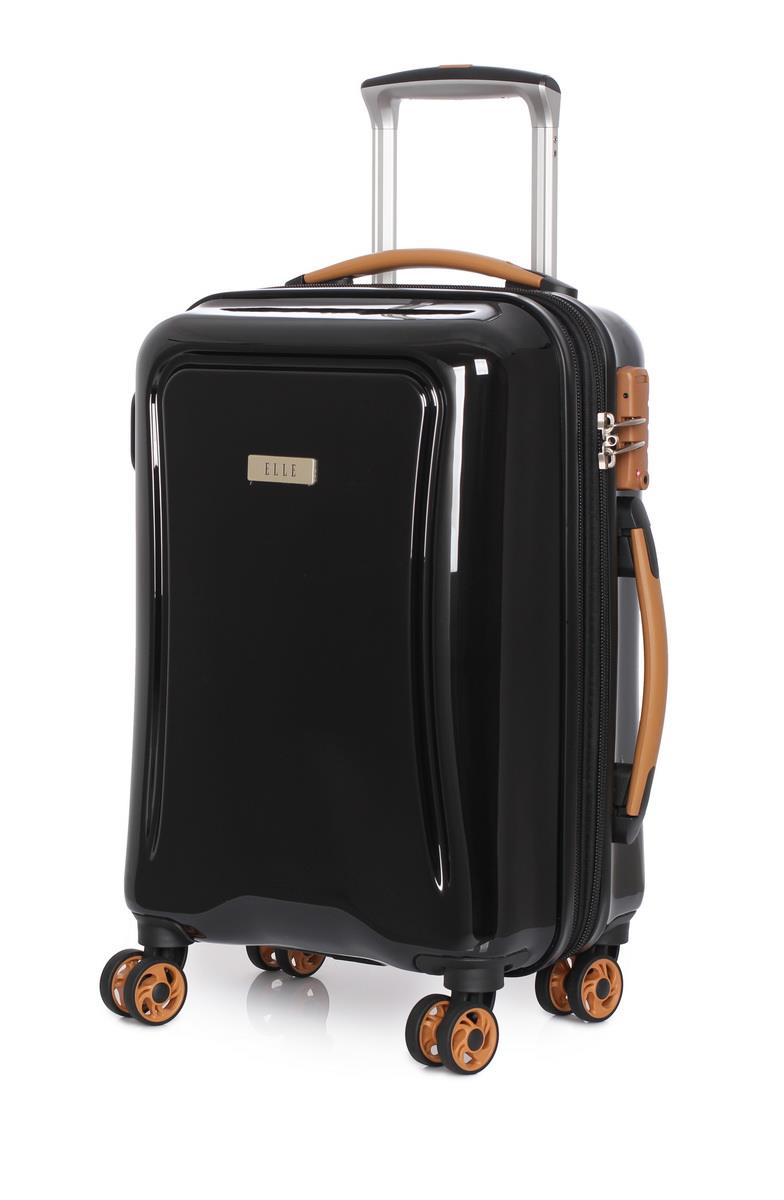 3 ELLE Luggage GROOVE Hard Shell Case Trolley Suitcase Set Carry On