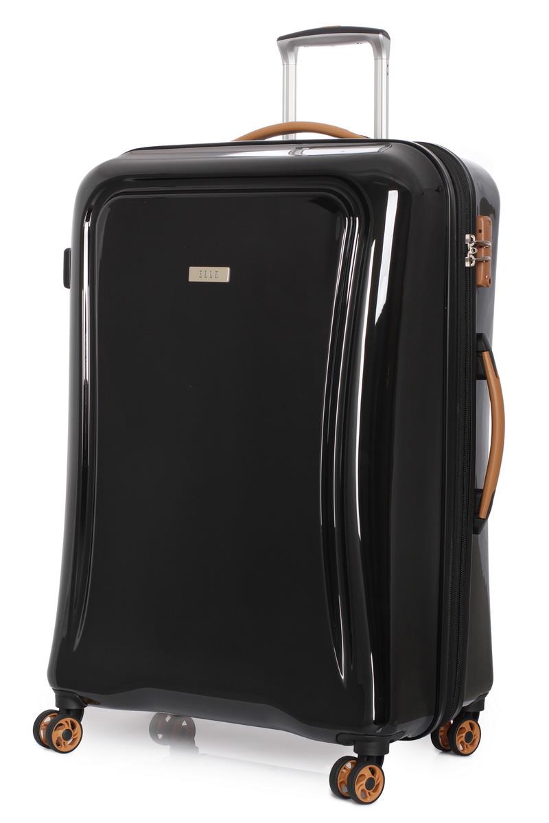 3 ELLE Luggage GROOVE Hard Shell Case Trolley Suitcase Set Carry On