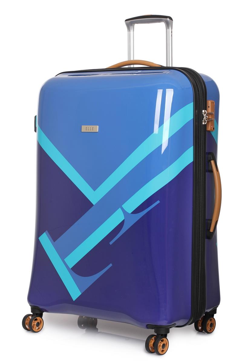 ELLE Luggage RESILIENT Hard Shell Case Trolley Suitcase Set Carry On Lightweight