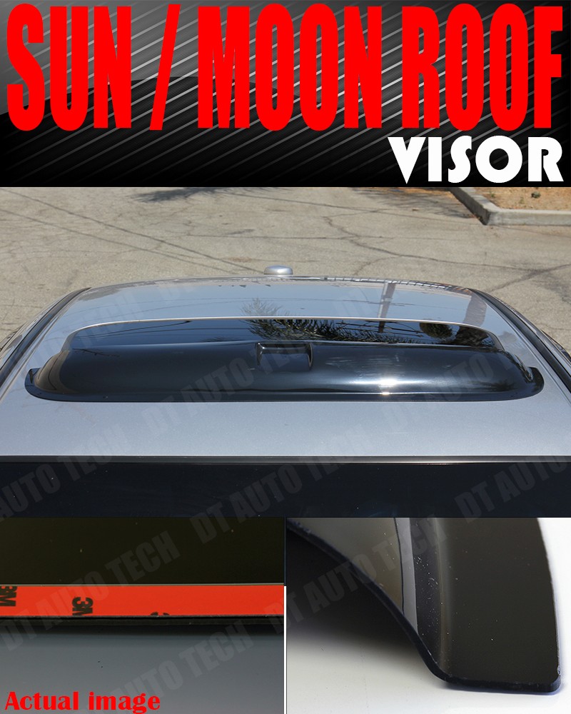 45" Universal Deflector Sunroof Sun Moon Roof Visor Vent Wind Rain