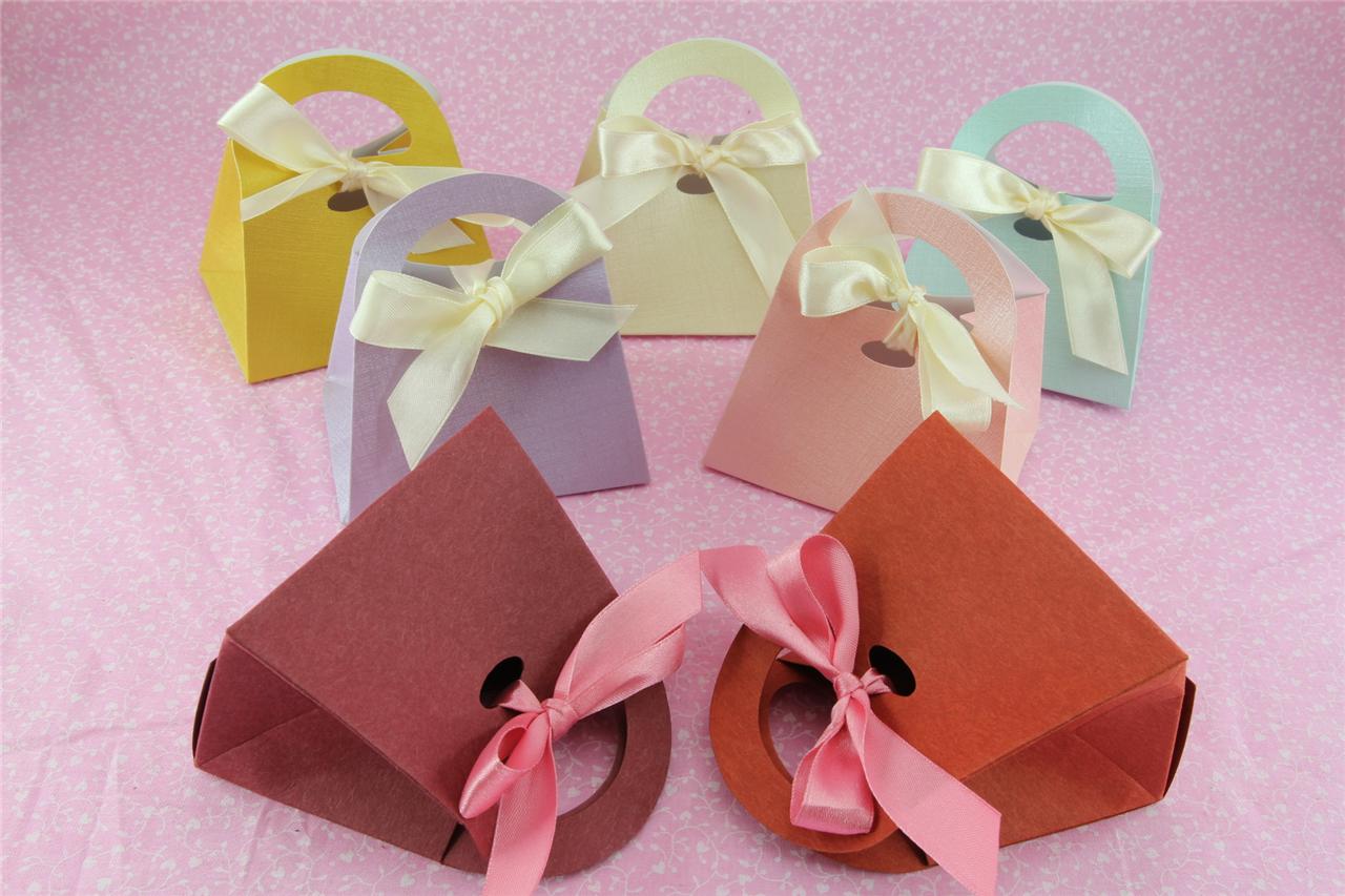 有关以下物品的详细资料: purse handbag favor gift box 3.25