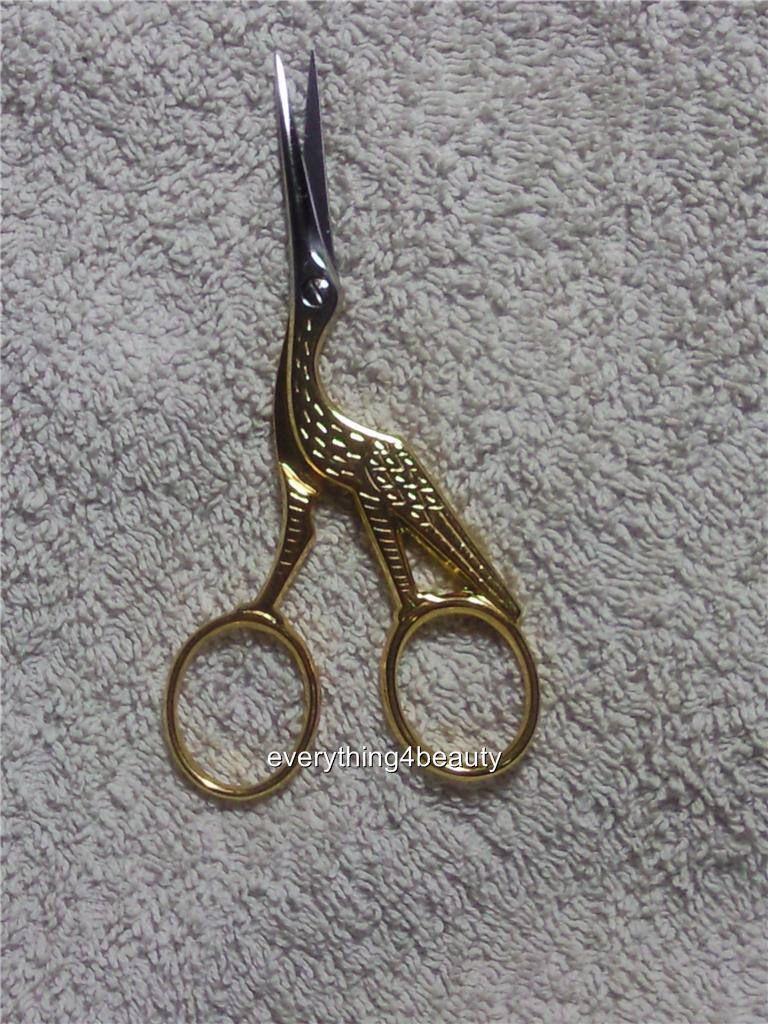 Vintage 41/2" Stork Embroidery eyebrow Scissor solingen eBay