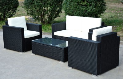 Outdoor Rattan Patio Furniture on New Outdoor Rattan Sofa Set Patio Garden Furniture Wicker Sectional
