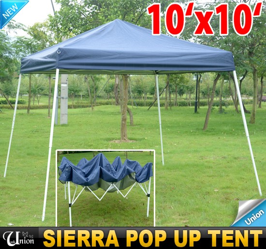 10x10 EZ Outdoor Sierra Pop Up Canopy Party Tent Gazebo Tailgating Tent
