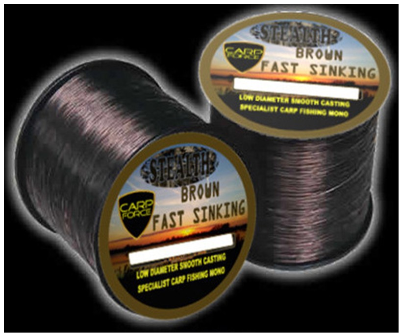 Carp Force Stealth Brown Carp Fishing Line Distance Casting Sinking