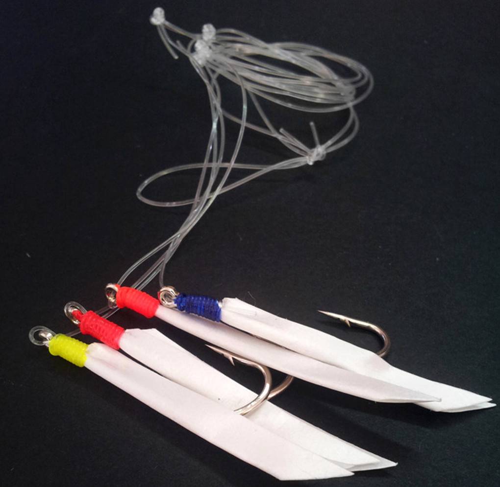 sea fishing rigs Mackeral feathers cod, pollack, wrasse Sea Rig 8 types