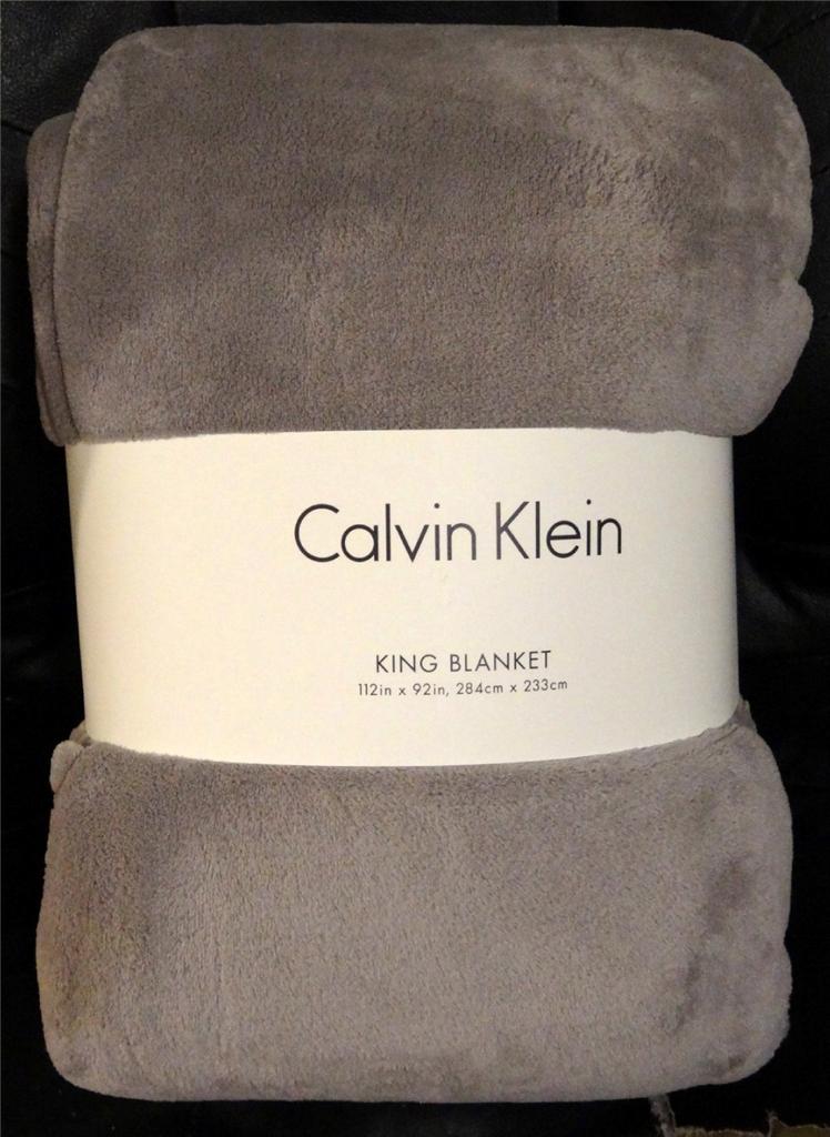 Brand New!!! Calvin Klein Micro Fleece Blanket Soft Plush eBay
