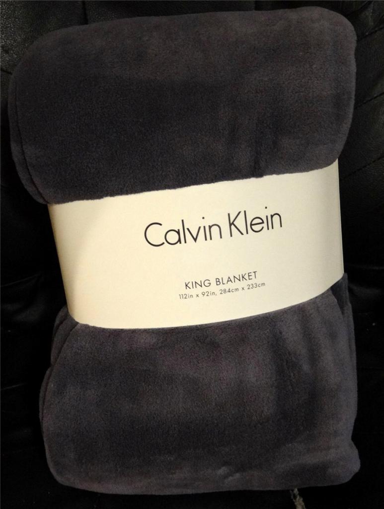 Brand New!!! Calvin Klein Micro Fleece Blanket Soft Plush eBay