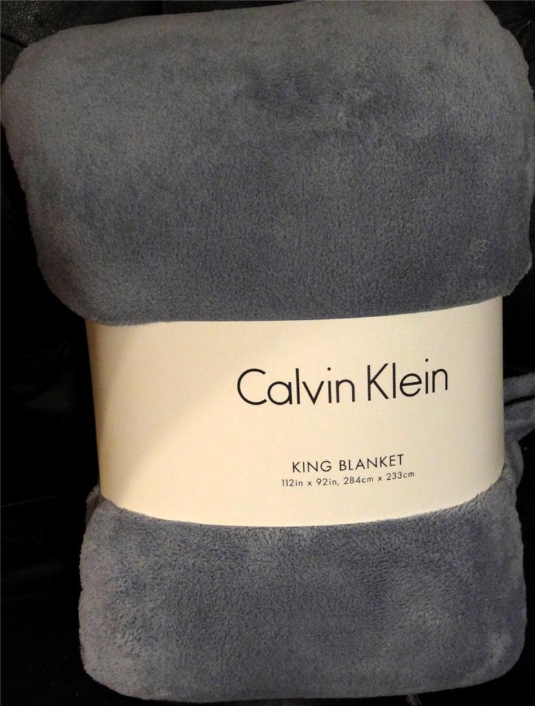 Brand New!!! Calvin Klein Micro Fleece Blanket Soft Plush eBay