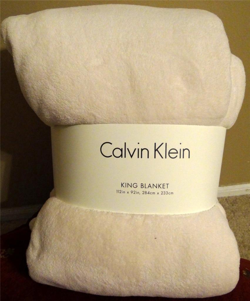 Brand New!!! Calvin Klein Micro Fleece Blanket Soft Plush eBay