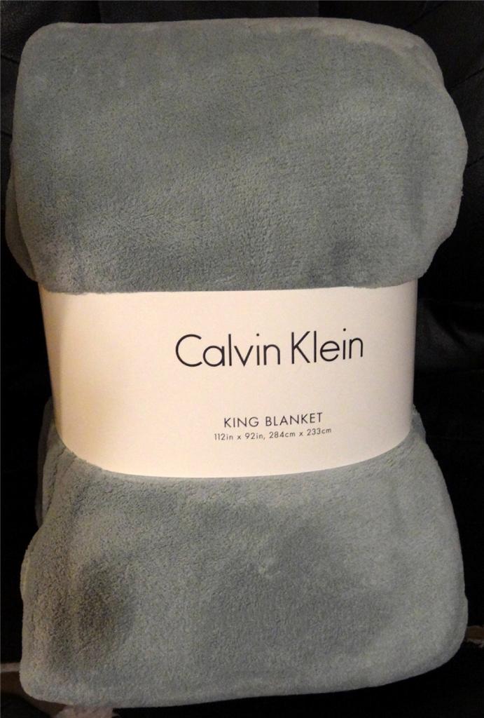 Brand New!!! Calvin Klein Micro Fleece Blanket Soft Plush eBay