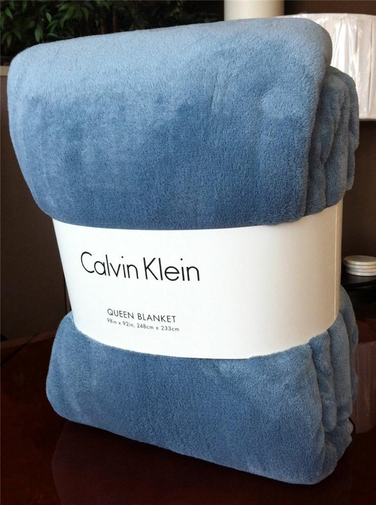 Brand New!!! Calvin Klein Micro Fleece Blanket Soft Plush eBay