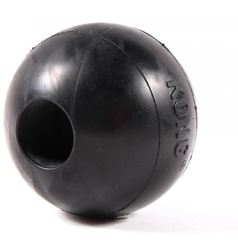 Kong Extreme Ball Black rubber Toy Bounce Chew Fetch SM UB2 / LG UB1