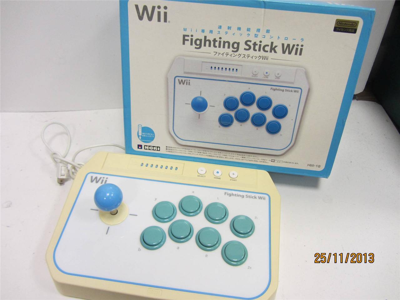NINTENDO WII FIGHTING (ARCADE) STICK BY HORI RARE FULLY TESTED