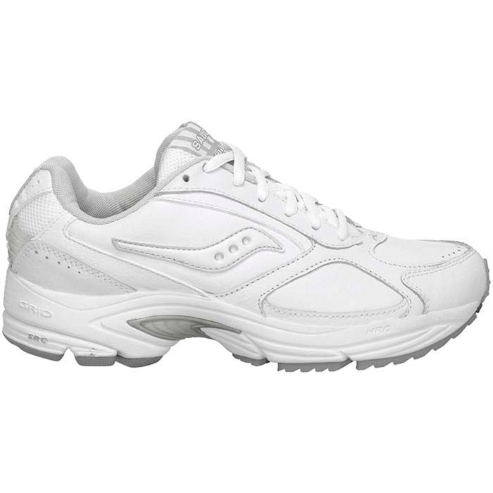 NEW MENS SAUCONY GRID OMNI WALKER WHITE / SILVER SHOES SIZE 7-15 MEDIUM 4260-1 | eBay