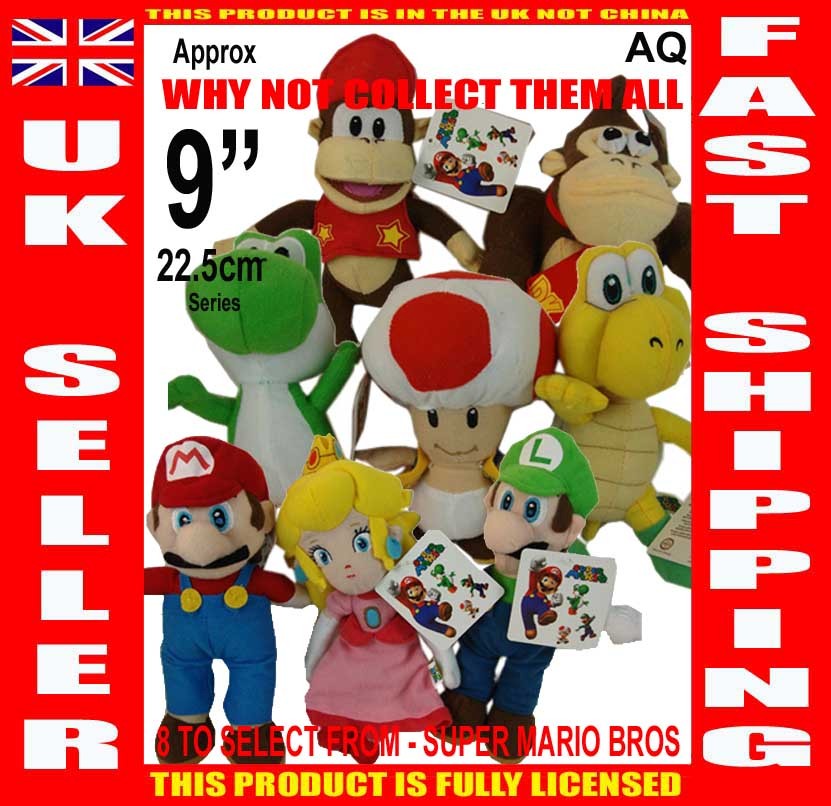 super mario plush collection