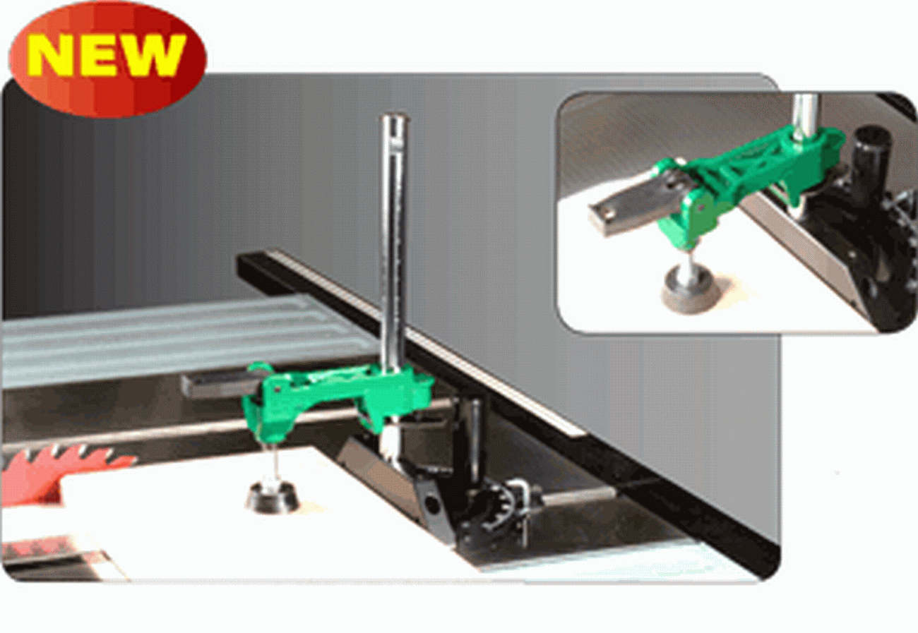 Clamping Miter Gauge Cam Hold Down Clamp for Router, Band, & Table Saws