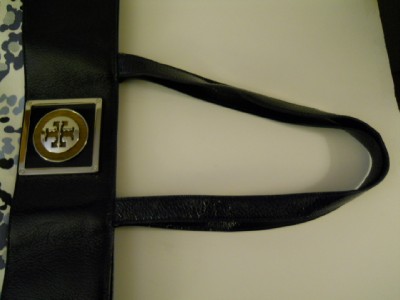 Tory Burch Ebay Handbags on Tory Burch Large Tote Bag Canvas And Leather Sweet Ebay