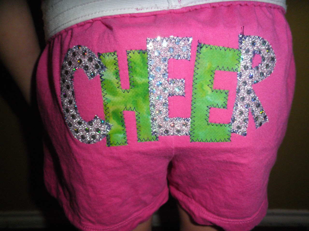*NEW* Girls Cotton CHEER athletic Shorts *CUTE* eBay
