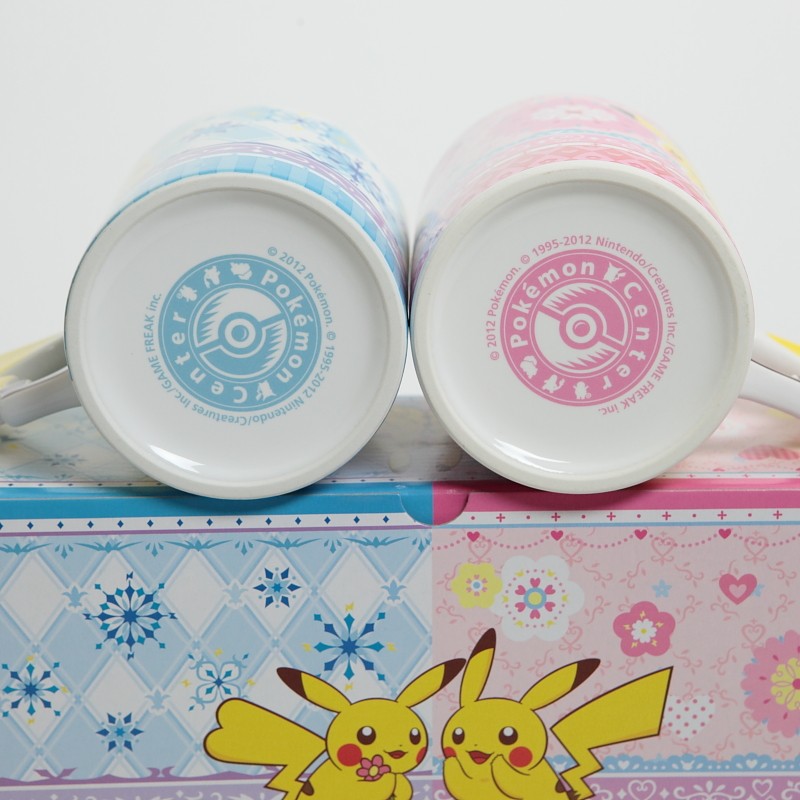 POKEMON PAIR PIKACHU TAIL MUG CUP SET 2012 POKEMON CENTER JAPAN EXCLUSIVE NEW eBay