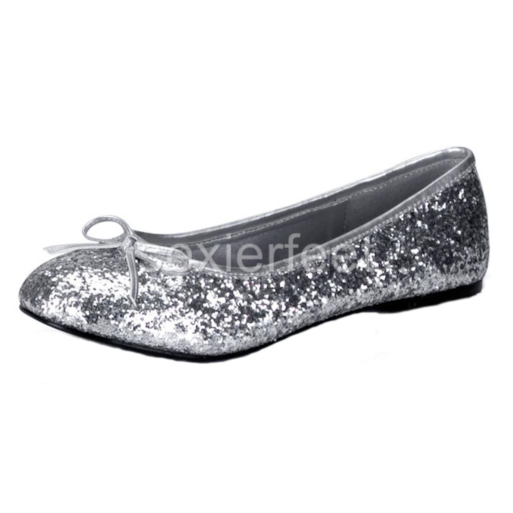 flats with glitter