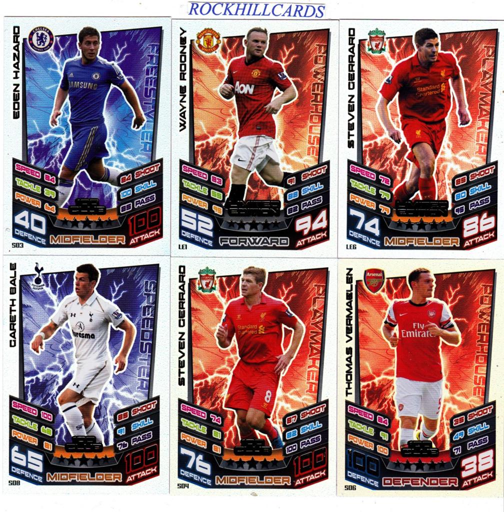Make Your Own Match Attax Card Free MATCH ATTAX 12 13PICK YOUR OWN