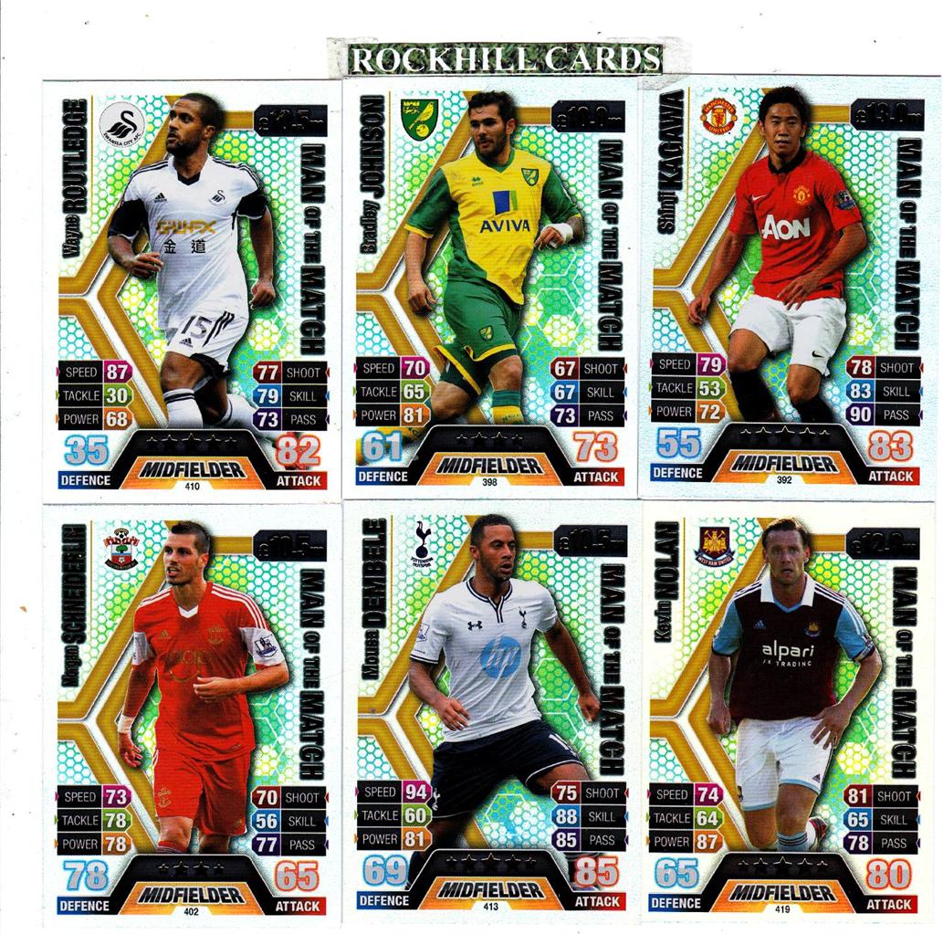 MATCH ATTAX 13/14 COMPLETE YOUR COLLECTION CHOOSE FULL SETS OF CARDS 2013 2014 - Picture 5 of 6