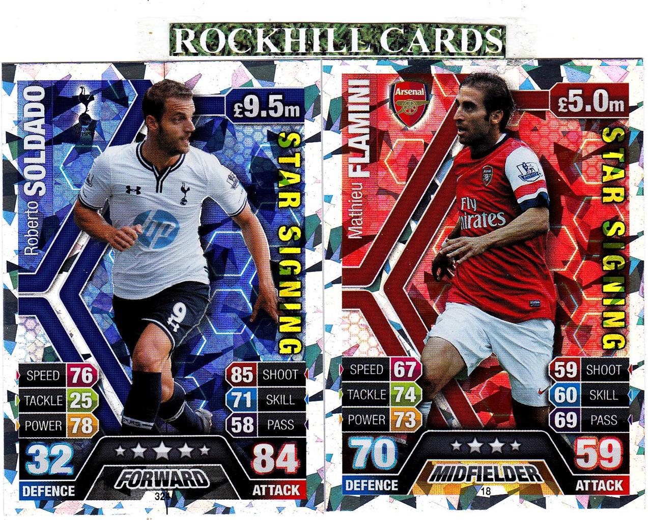 MATCH ATTAX 13/14 COMPLETE YOUR COLLECTION CHOOSE FULL SETS OF CARDS 2013 2014 - Picture 4 of 6