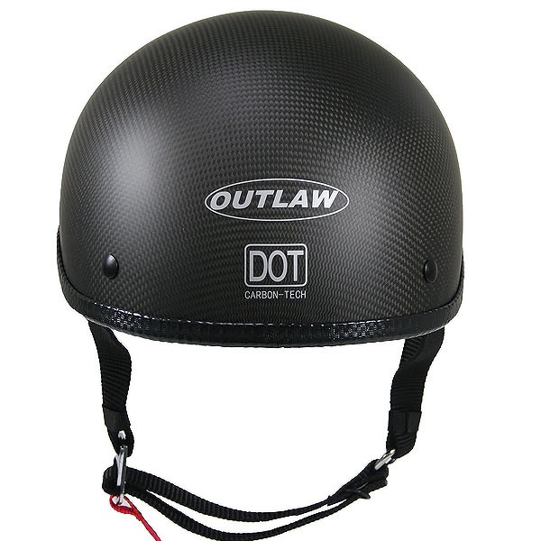Outlaw AX30030 Matte CarbonFiber Motorcycle Half Helmet size 2XL eBay