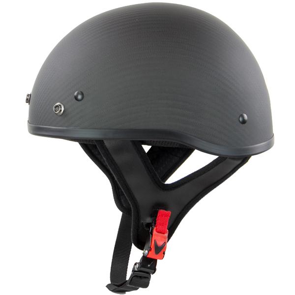 Outlaw T71Carbon Flat Black CarbonFiber UltraLight Motorcycle Helmet