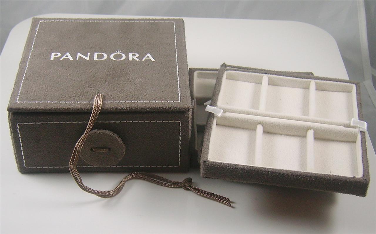 Authentic Genuine Pandora Suede Jewellery Box eBay